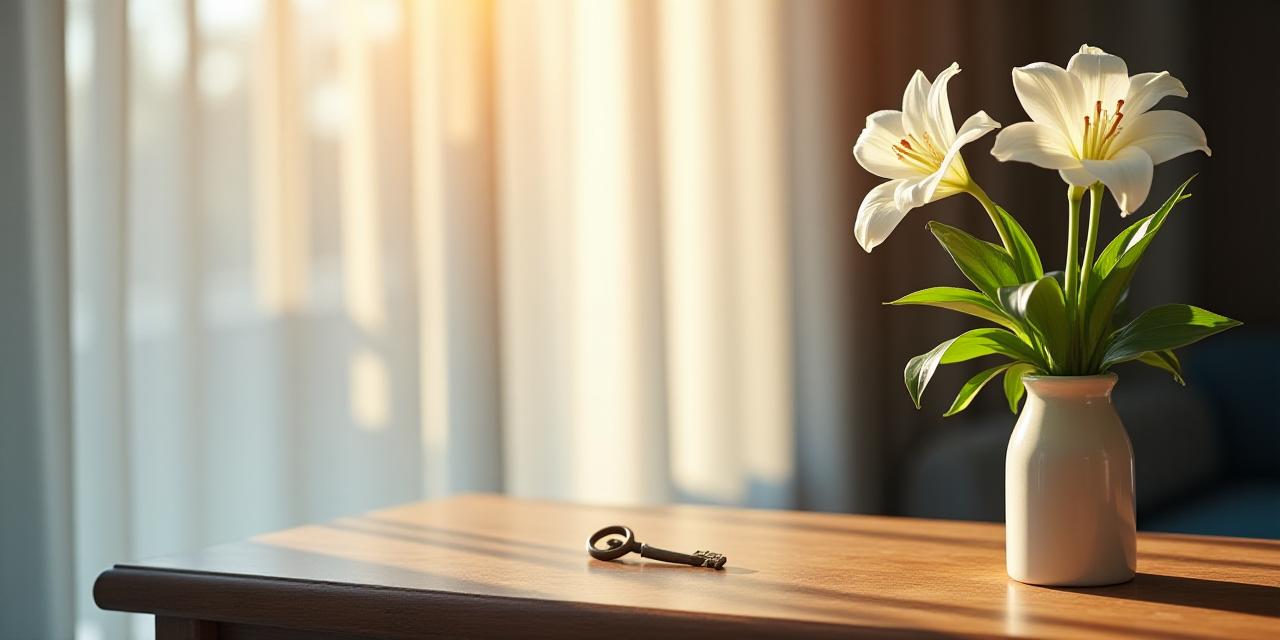 Soft lit interior representing security and trust